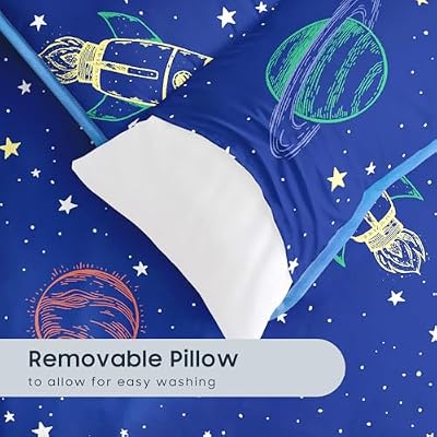 Rockets and Planets Toddler Nap Mat - view 4