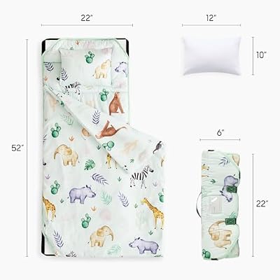 Safari Animals Cot Nap Mat - view 2