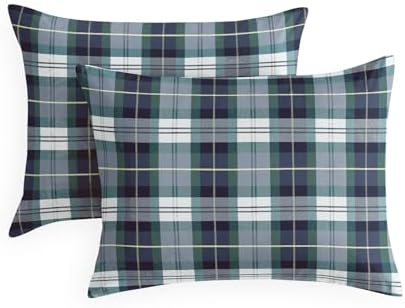 Wake In Cloud Scottish Tartan Plaid Pillowcases (Set of 2)