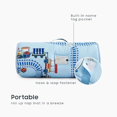 Sky Blue Transport Toddler Nap Mat - view 3