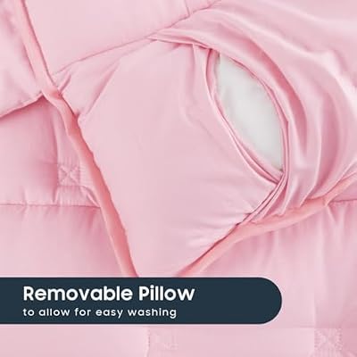 Solid Pink Toddler Nap Mat - view 4
