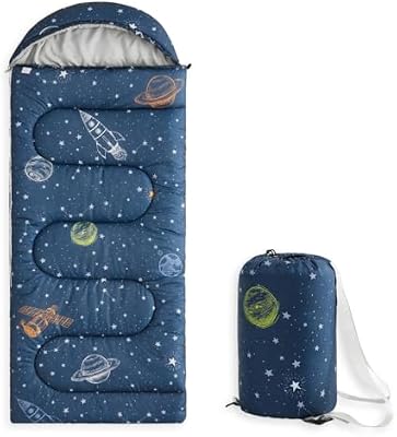 Space Rocket Kids Sleeping Bag