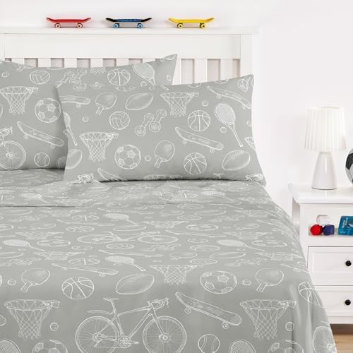 Wake In Cloud Sports Ball Sheet Set