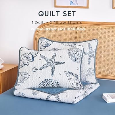 Starfish Seashell Quilt Set - view 2
