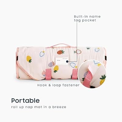 Strawberry Cot Nap Mat - view 3