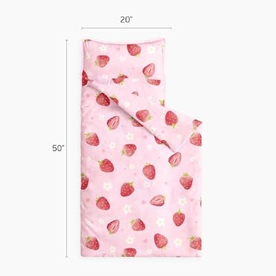 Strawberry Flowers Toddler Nap Mat - view 2