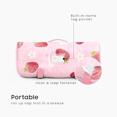Strawberry Flowers Toddler Nap Mat - view 3