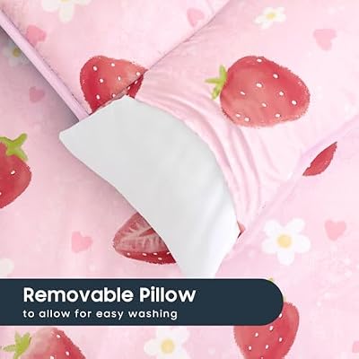 Strawberry Flowers Toddler Nap Mat - view 4