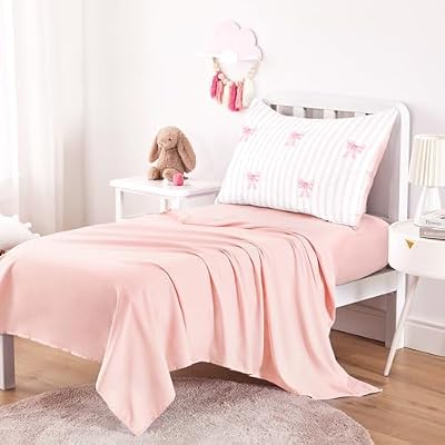 Striped Bow Toddler Bedding Set - view 4