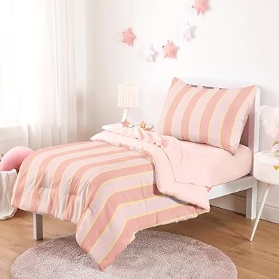 Ticking Stripe Toddler Bedding Set (4-Piece) - view 2