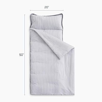 Ticking Stripe Toddler Nap Mat - view 2