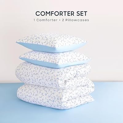 Tiny Blue Flower Comforter Set - view 2