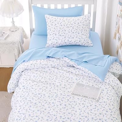 Tiny Blue Flower Comforter Set - view 4