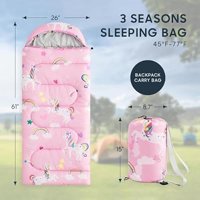Unicorn Kids Sleeping Bag - view 2
