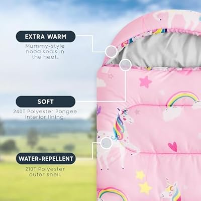 Unicorn Kids Sleeping Bag - view 3
