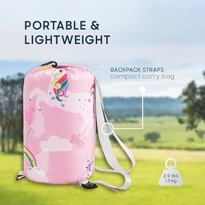 Unicorn Kids Sleeping Bag - view 4