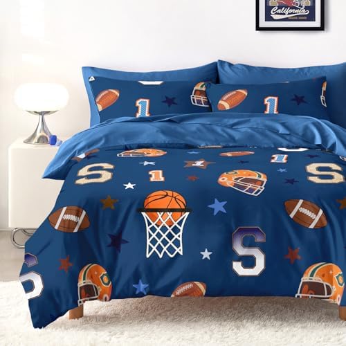Wake In Cloud Varsity Sports Comforter Set
