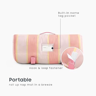 Vertical Stripe Toddler Nap Mat - view 3
