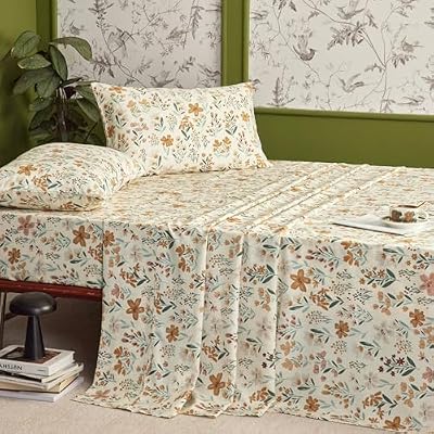 Vintage Cottagecore Flower Sheet Set - view 2