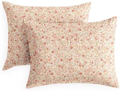 Wake In Cloud Vintage Daisy Pillowcases (Set of 2)