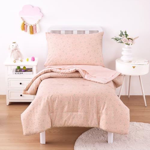 Wake In Cloud Vintage Floral Toddler Bedding Set
