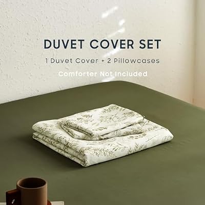 Vintage Leaf and Flower Duvet Cover - view 2