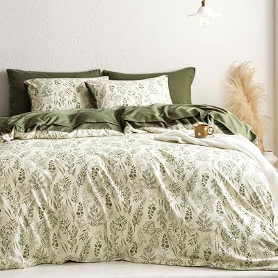Vintage Leaf and Flower Duvet Cover - view 3
