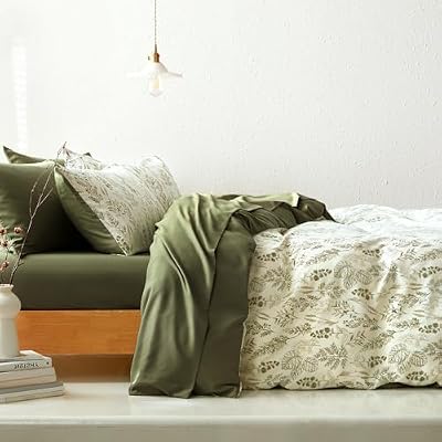 Vintage Leaf and Flower Duvet Cover - view 4
