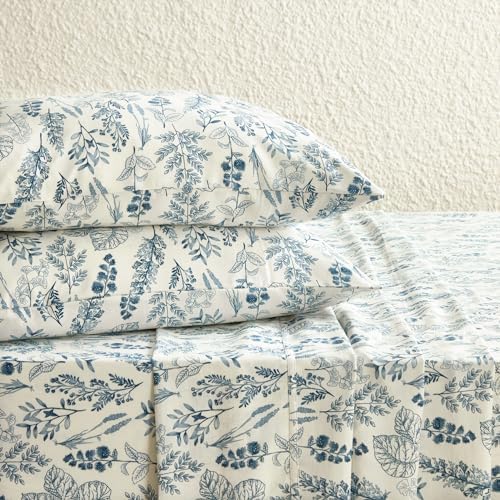 Wake In Cloud Vintage Leaf Sheet Set