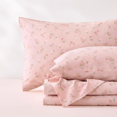 Wake In Cloud Vintage Rose Sheet Set
