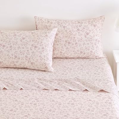 Vintage Toile Cotton Sheet Set - view 4