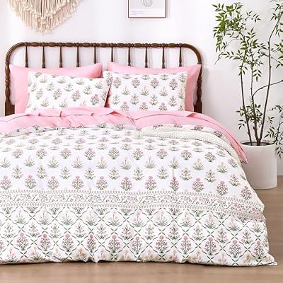 Wildflower Block Print Comforter Set