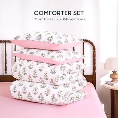 Wildflower Block Print Comforter Set - view 2