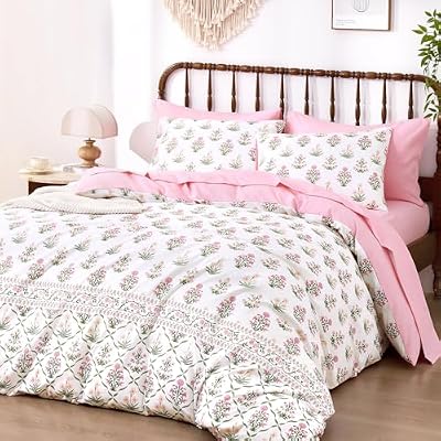 Wildflower Block Print Comforter Set - view 3