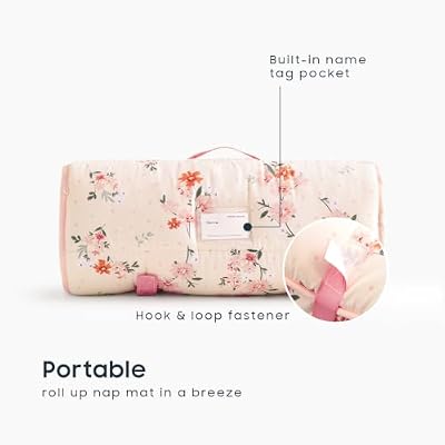 Wildflower Toddler Nap Mat - view 3