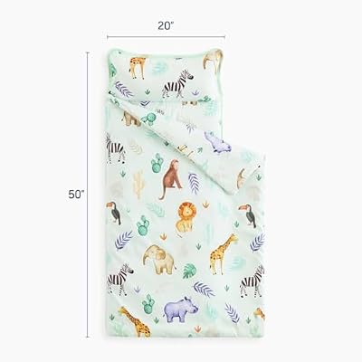 Zoo Animals Toddler Nap Mat - view 2