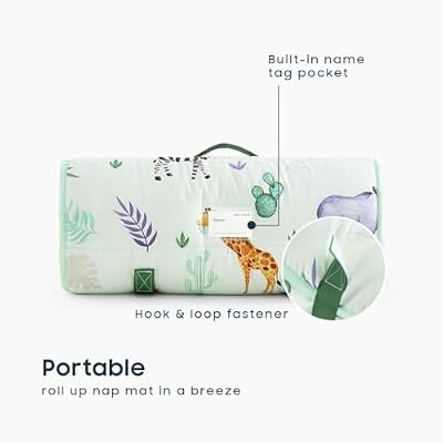 Zoo Animals Toddler Nap Mat - view 3